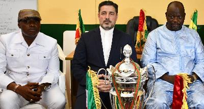 مراسم ویژه فدراسیون کشتی گینه